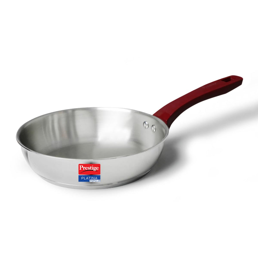 PRESTIGE SS PLATINA POP COOKEWARE FRY PAN 220MM(36878)
