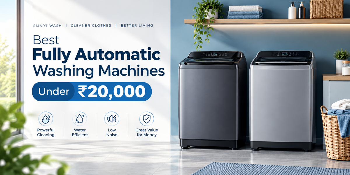 Best Fully Automatic Washing Machines Under ₹20,000