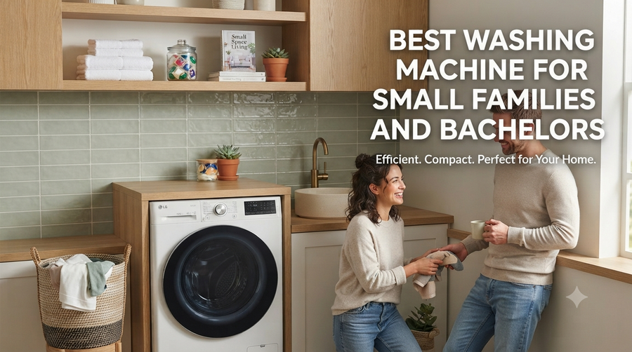 Best Washing Machine for Small Families and Bachelors
