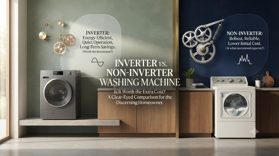 Inverter vs Non-Inverter Washing Machine: Is It Worth the Extra Cost?