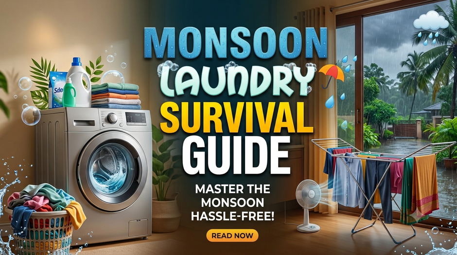 Monsoon Laundry Survival Guide: Fresh, Dry Clothes Even When It Rains for Weeks