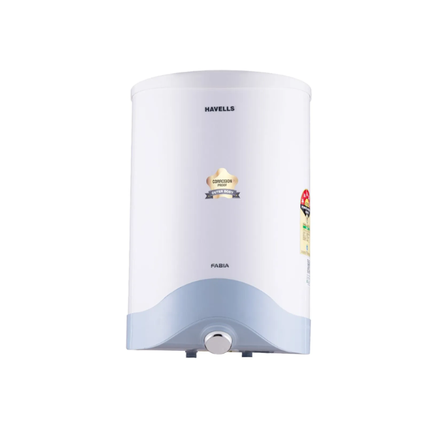 HAVELLS WATER HEATER FABIA 5S 6LTR SP FP WHITE BLUE