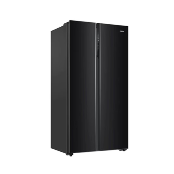 HAIER SBS HRS-682KS 602L 3S BLACK STEEL