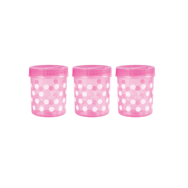 JOYO SPACIO CONT 1500ML 3PC SET POLKA PRT