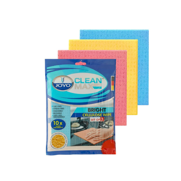 JOYO BRIGHT CELLULOSE WIPE 3PC SET