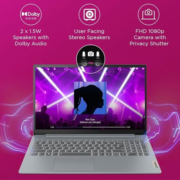 Lenovo Laptop 82X700M4IN I3-1315U (8+512GB SSD) BACKLIT KEYBOARD Arctic Grey | NATIONAL RADIO ELECTRONICS