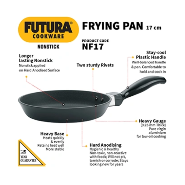 HAWKINS N/S FRY PAN 17CM (NF17)