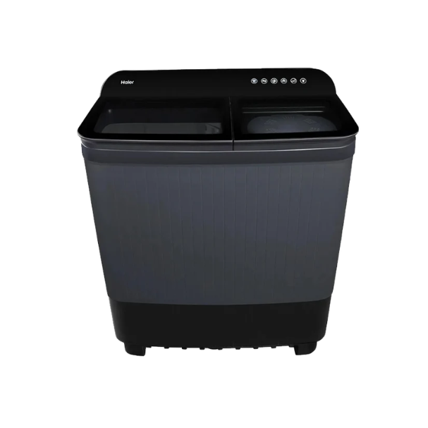 Haier Washing Machine 8.5Kg HTW85-196BK White & Black, 5star | NRE