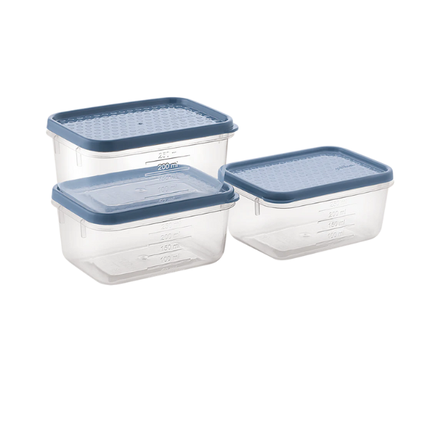 ALL TIME POLKA CONTAINER (22 X 3) 408407 (750 ML) 3 PCS SET