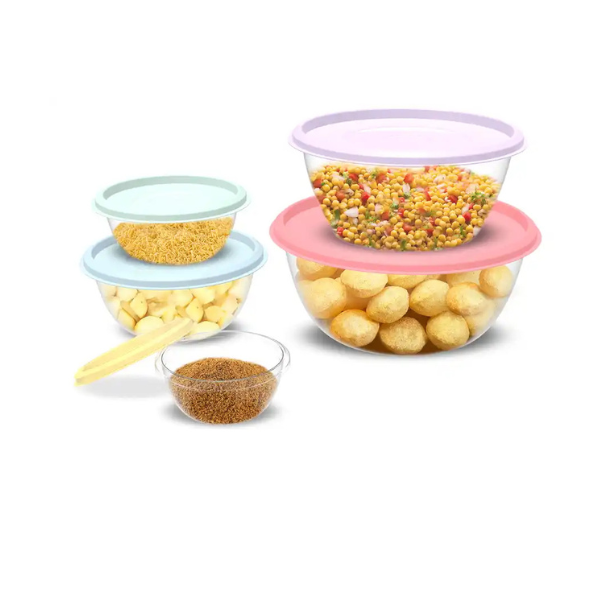 ALL TIME PRISM ROUND CONTAINER SET (6500 ML)(5 PC SET)