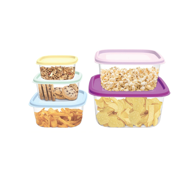 ALL TIME CONTAINER PRISM SQUARE 6600ML (5 PC SET)