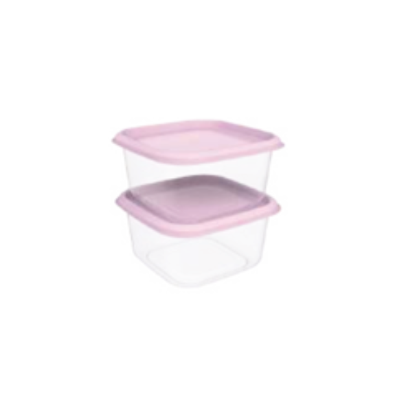 ALL TIME CONTAINER PRISM SQUARE 2000ML (2 PC SET)