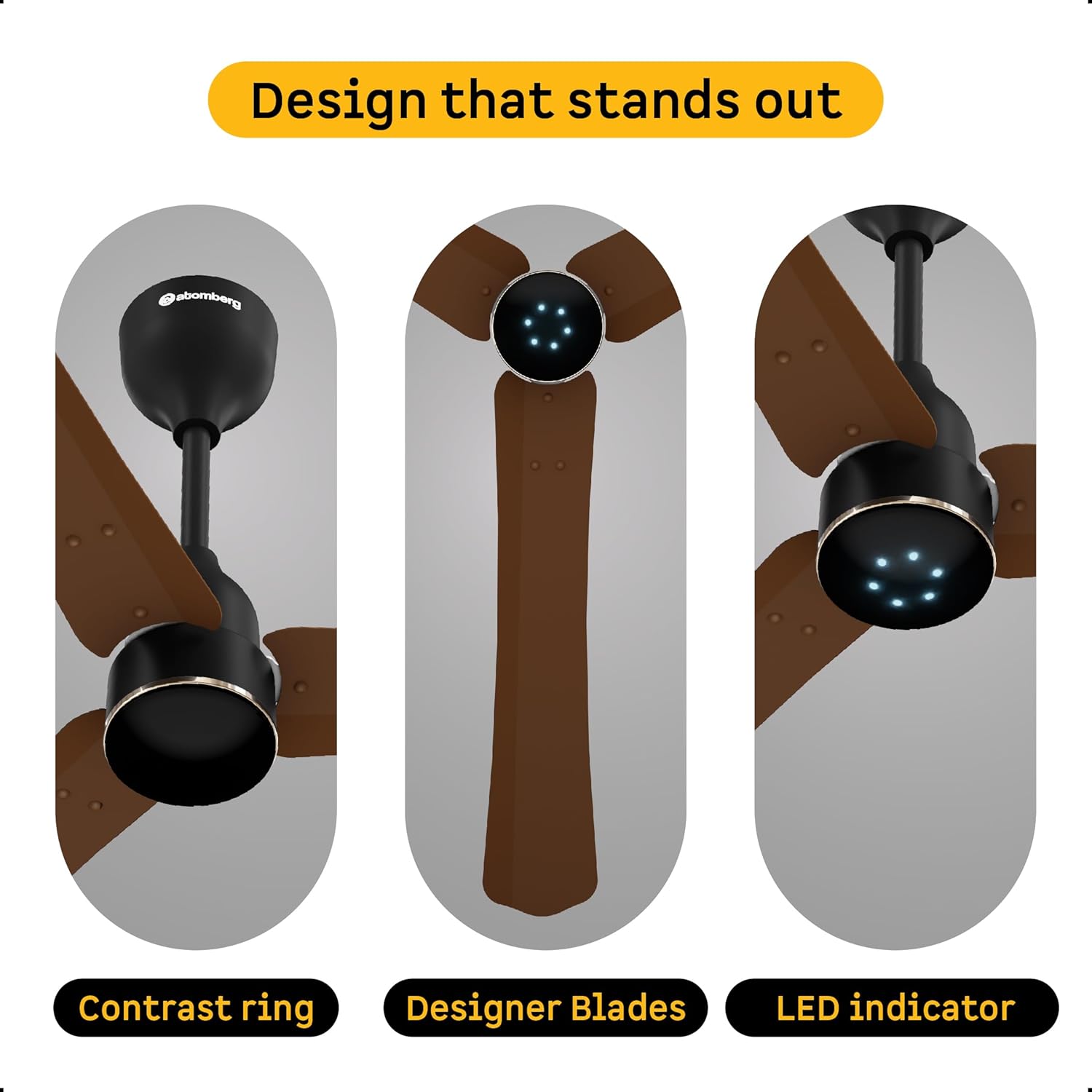 ATOMBERG C/F RENESA HALO 1200MM BROWN & BLACK