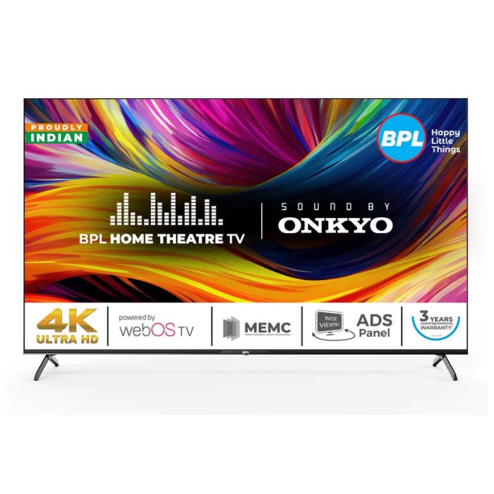BPL LED 55 4K HOME THEATRE ONKYO TV 55UE7340