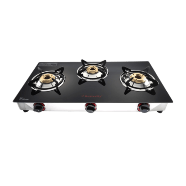 BUTTERFLY LPG STOVE TRIO PLUS 3B GT (SS FRAME)