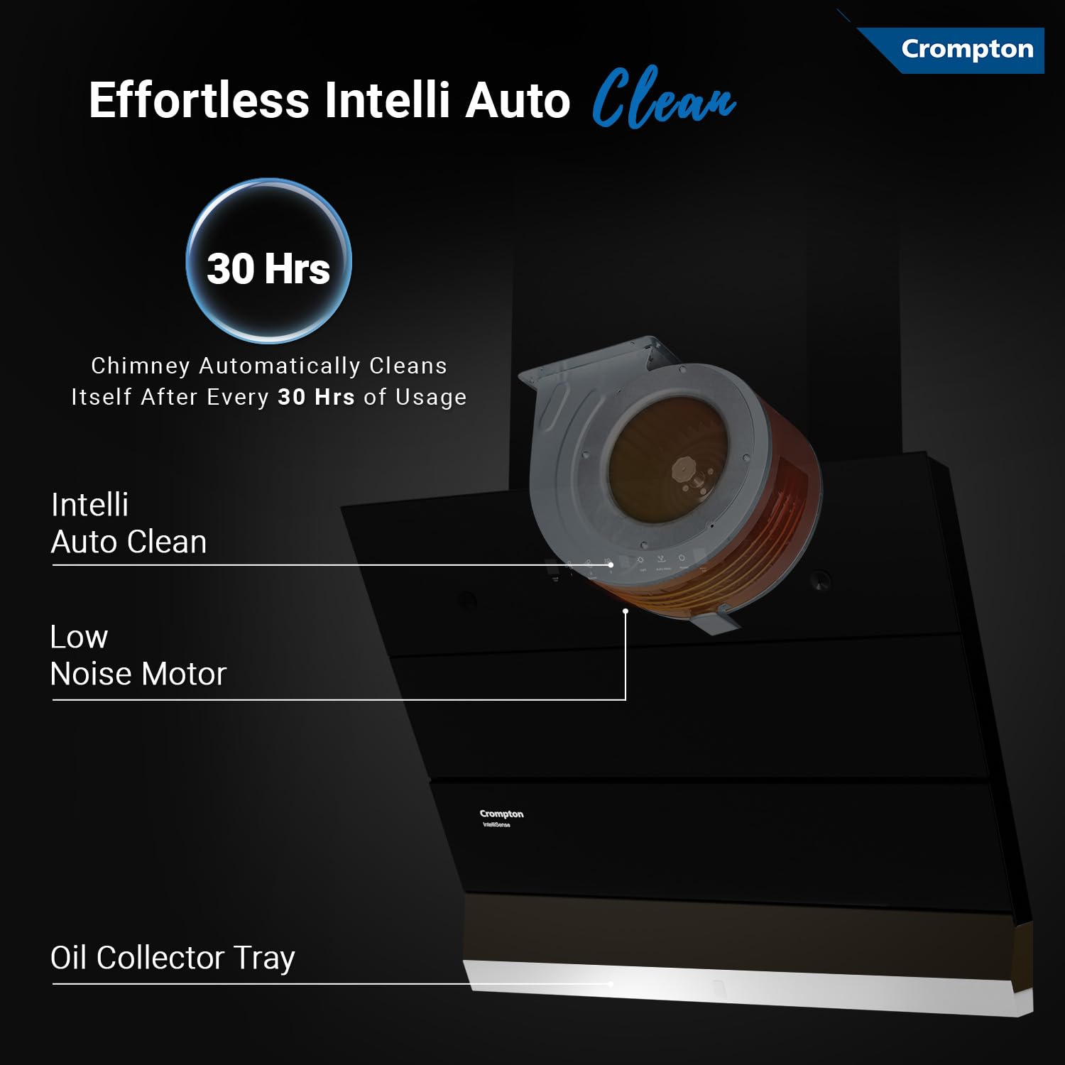 CROMPTON CHIMNEY CHD-ISI60FLE-IND