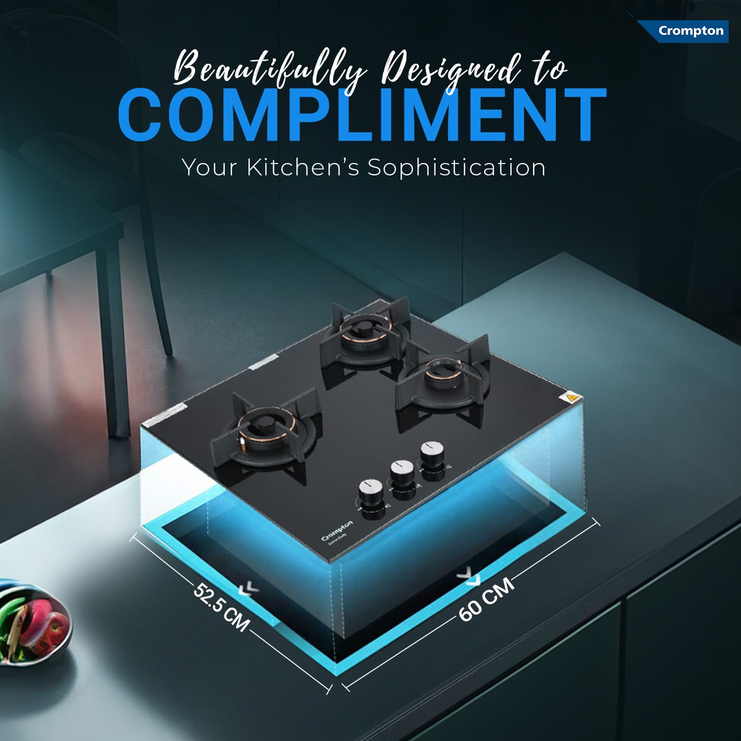 CROMPTON HOB-SSHB603/SSDC603-MBL