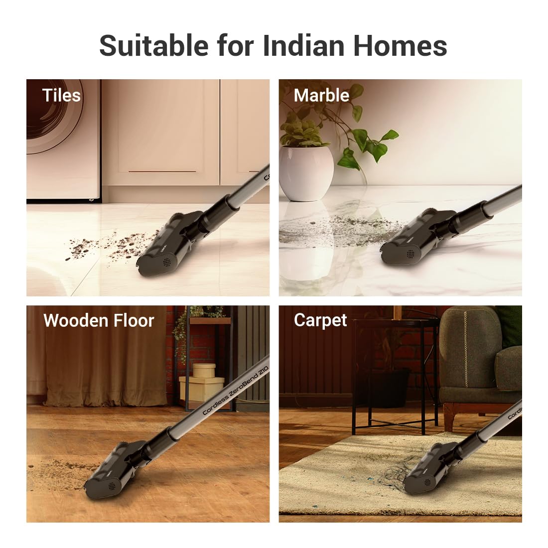 EUREKA FORBES VACCUM CLEANER UPRIGHT CORDLESS ZEROBEND Z10