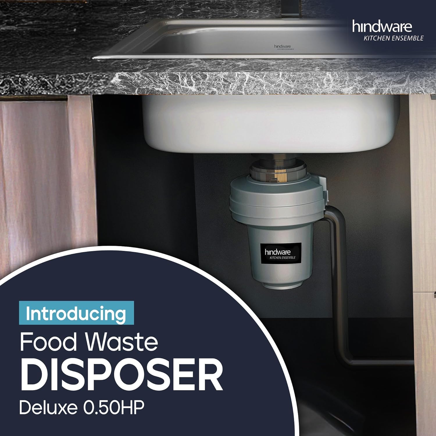 HINDWARE  FOOD WASTE DISPOSER FWD-04 STANDARD-0.5HP