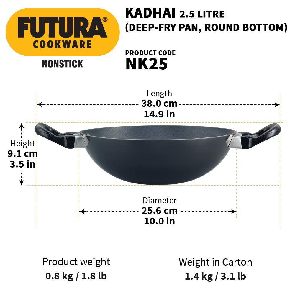 HAWKINS N/S 2.5L KADHAI (NK25)