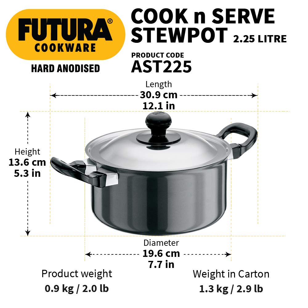 HAWKINS N/S HA STEWPOT 2.25L W/L (AST225)