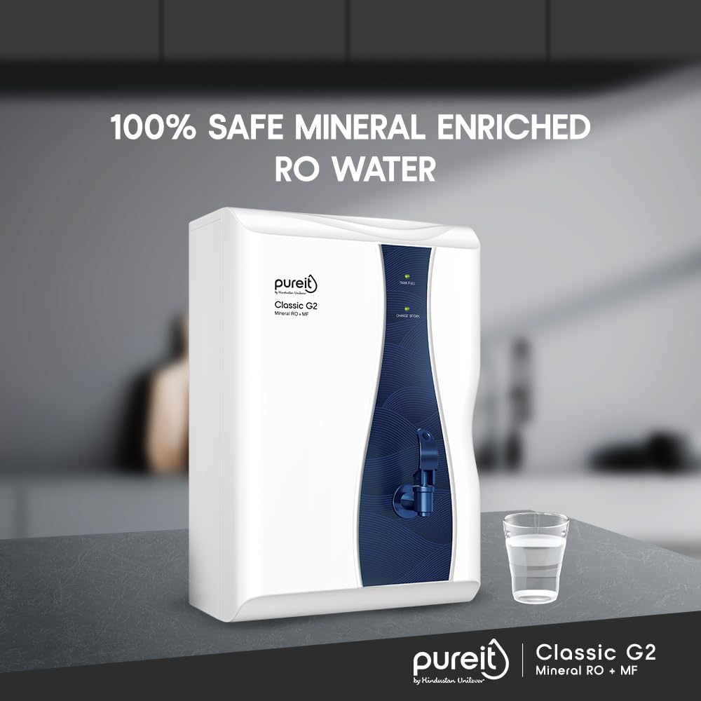 HINDUSTAN PUREIT WATER PURIFIER CLASSICG2X MINERAL RO+MF-6000