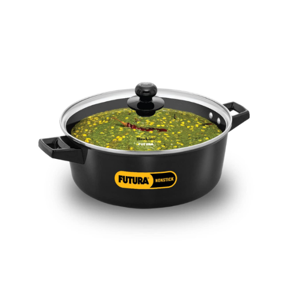 HAWKINS FUTURA NS C-N-SERVE IND CASSEROLE 5L W/G LID (INCB50G)