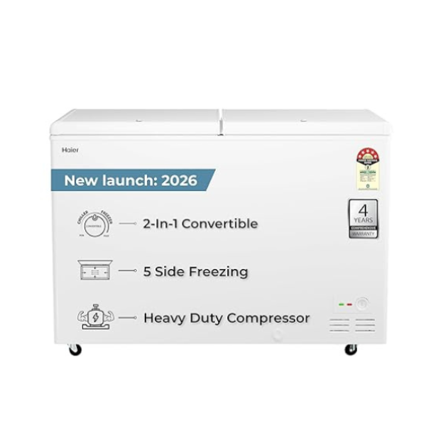 HAIER FREEZER HFC-355DPW5 355L 5S