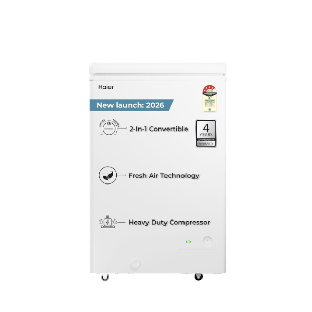 HAIER FREEZER HFC-145SPW4 145L 4S