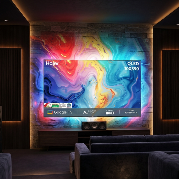 HAIER LED H100S90FUX QLED