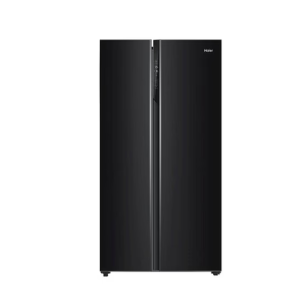 HAIER SBS HRS-682KS 602L 3S BLACK STEEL