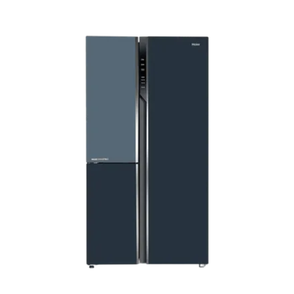 HAIER SBS HRT-683GOG-P 598L 3S GREY ONYX GLASS