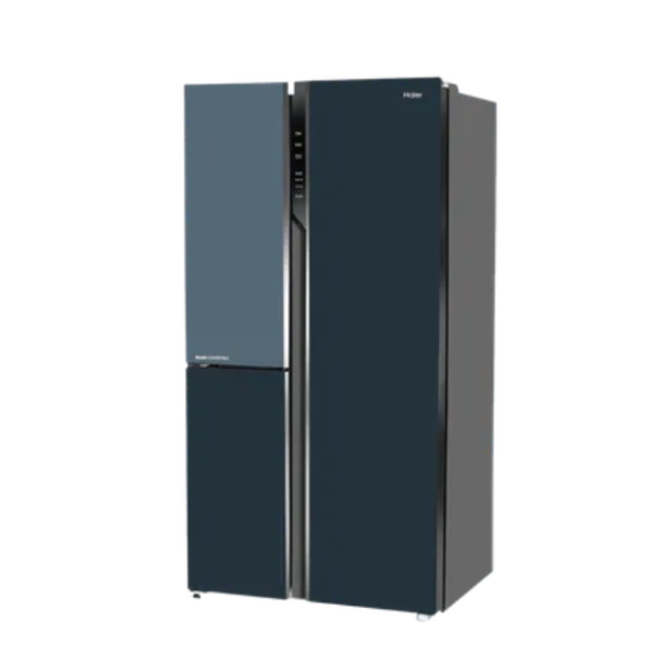 HAIER SBS HRT-683GOG-P 598L 3S GREY ONYX GLASS