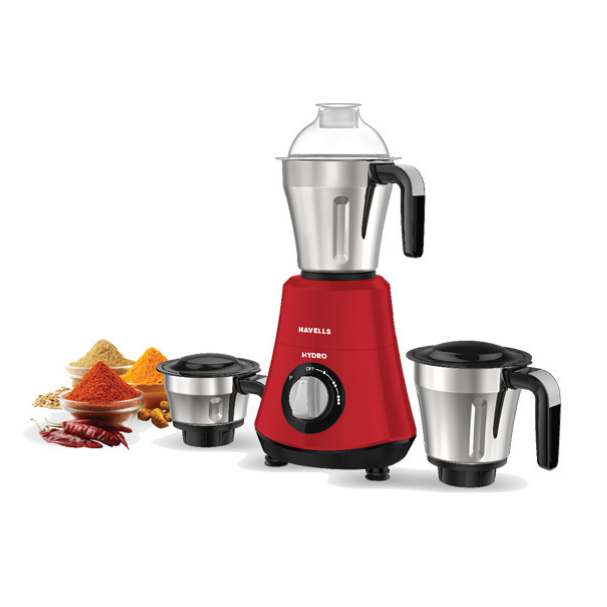 HAVELLS MIXER GRINDER HYDRO 750W RED 3J