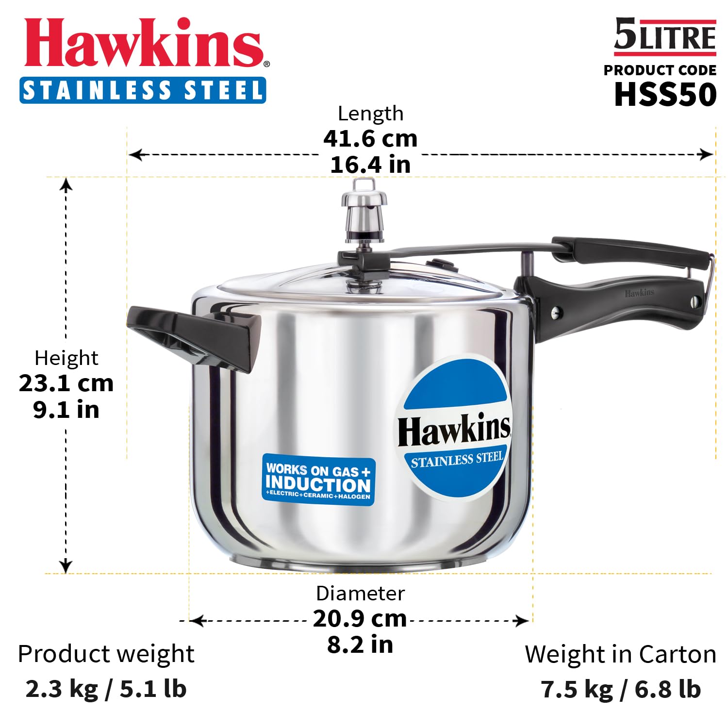 HAWKINS P/C  S STEEL 5L (HSS50)