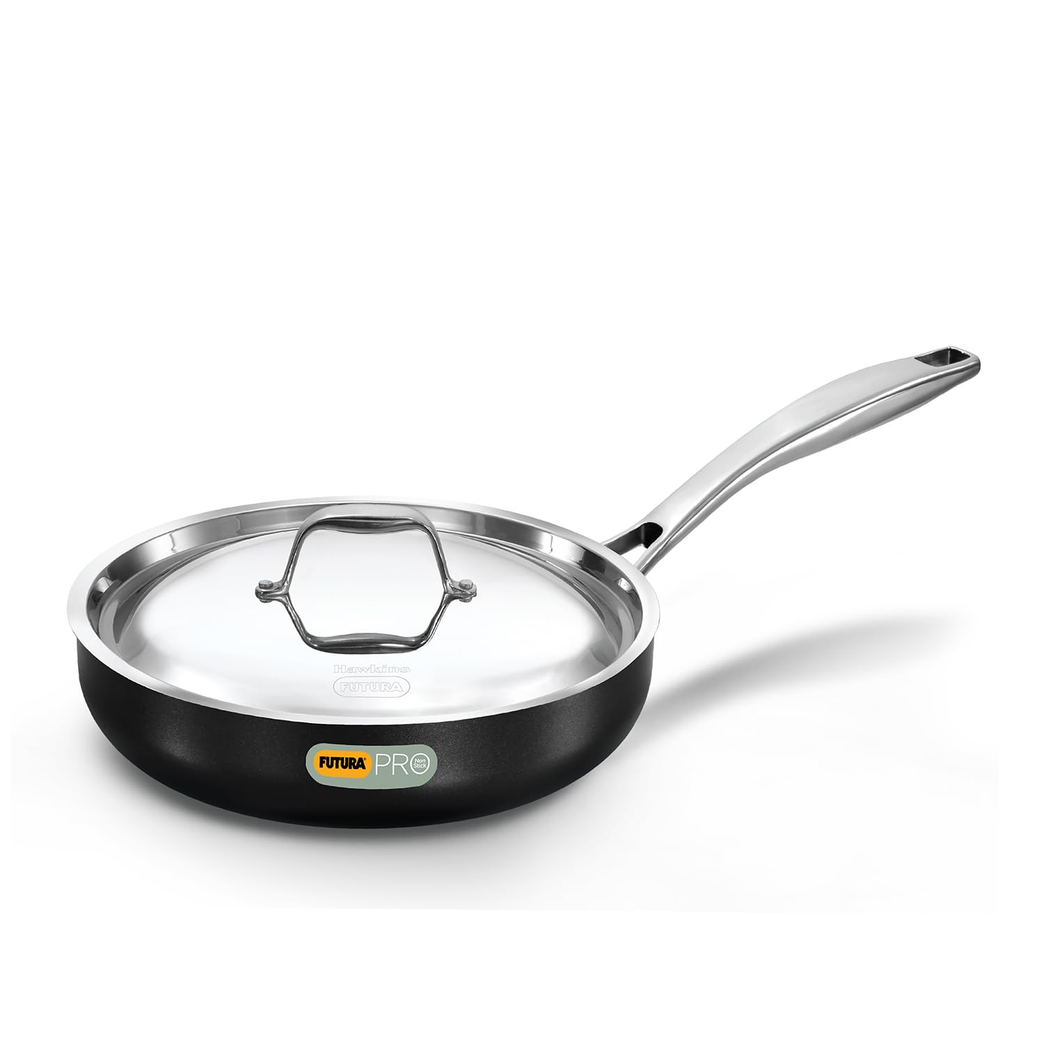 HAWKINS FUTURA PRO FRYING PAN 22CM WITH SS LID (PNF22S)
