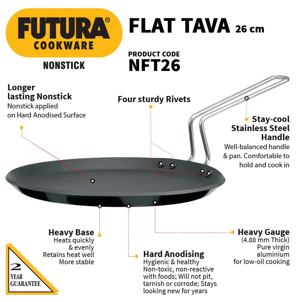 HAWKINS FUTURA NS FLAT TAVA 26 CM (NFT26)