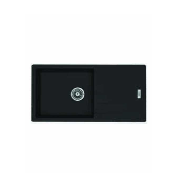 HINDWARE SINK KS EMERALD BLACK 36*18*8