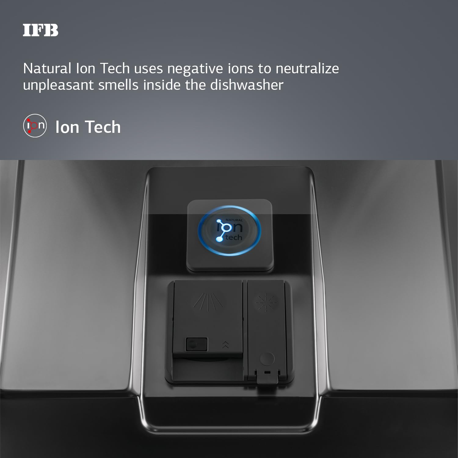 IFB DISH WASHER NEPTUNE SX16 PEARL GREY
