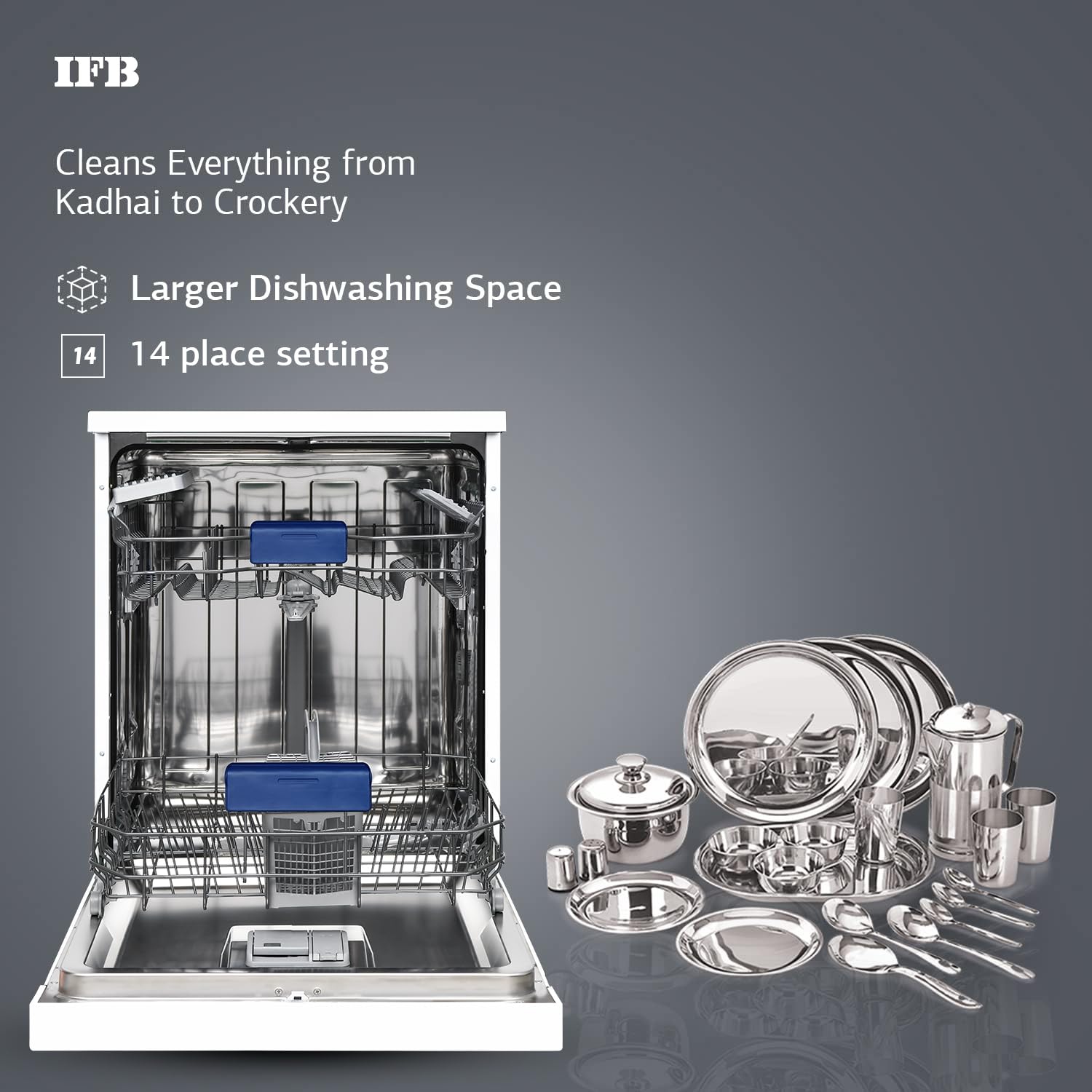 IFB DISH WASHER NEPTUNE FX14 WHITE