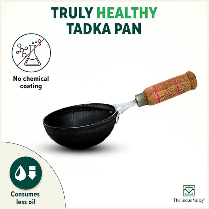 THE INDUS VALLEY IRON TADKA PAN WH 13.5CM (KC FE TP 001)