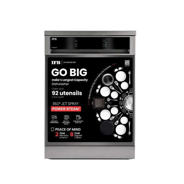 IFB DISH WASHER NEPTUNE SX16 PEARL GREY