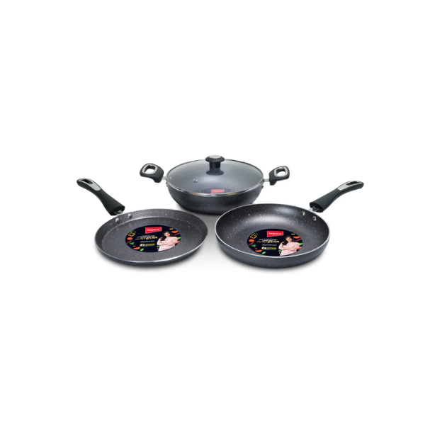 IMPEX ROYAL GRANITE COOKWARE 4PCS SET (RKTF 24G)