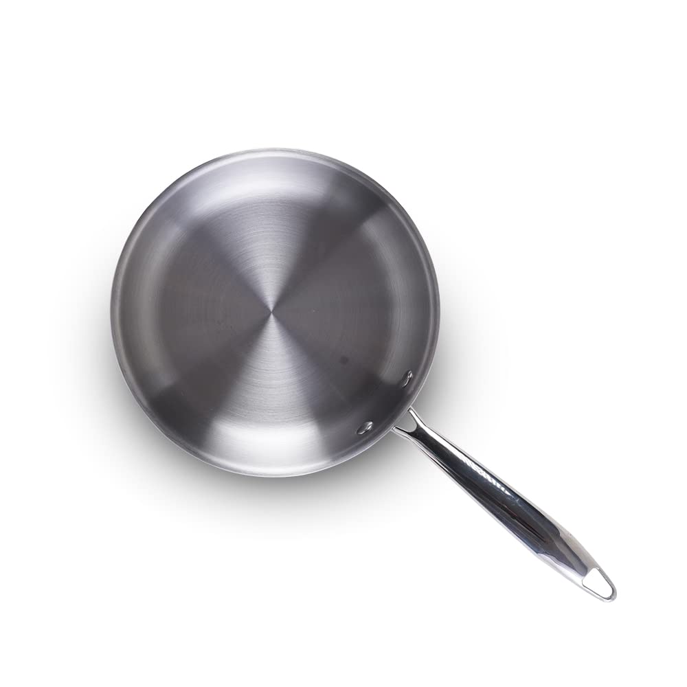 THE INDUS VALLEY TRIPLY SS FRYPAN 22CM (KC TP FP 001)