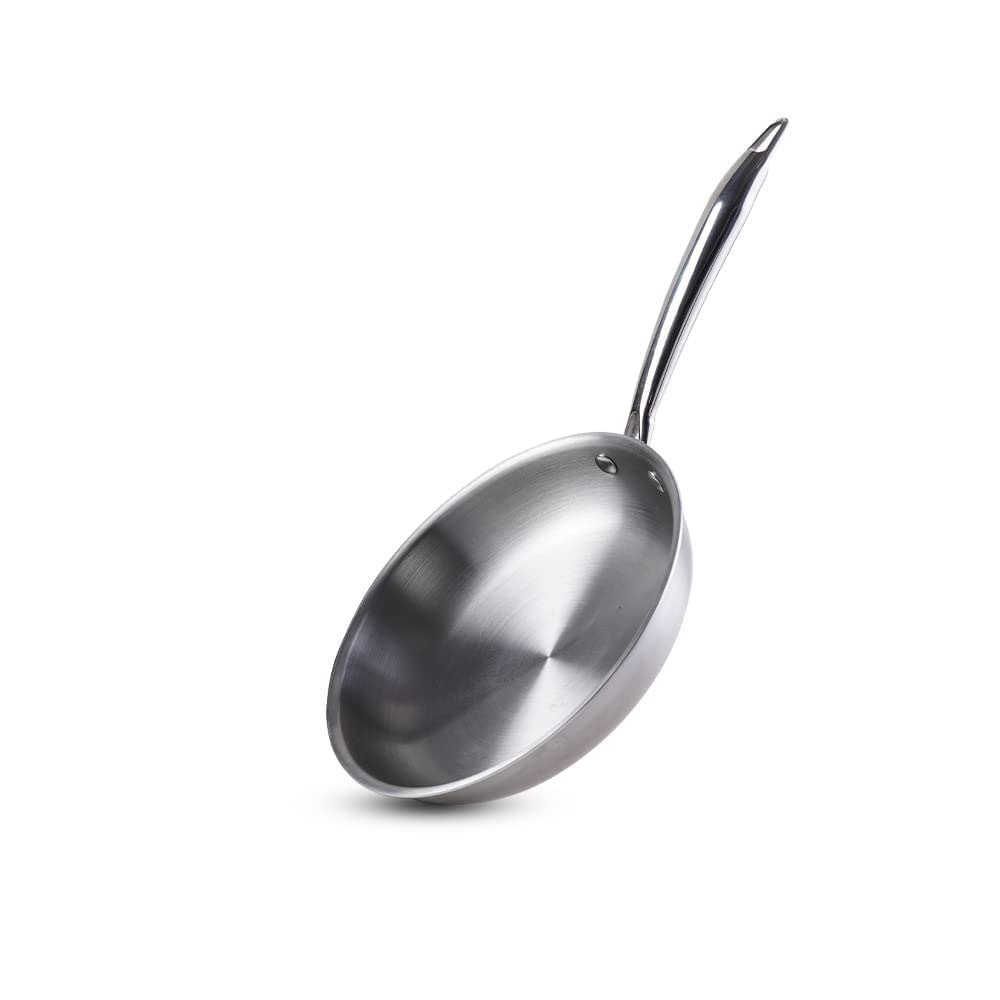 THE INDUS VALLEY TRIPLY SS FRYPAN 22CM (KC TP FP 001)