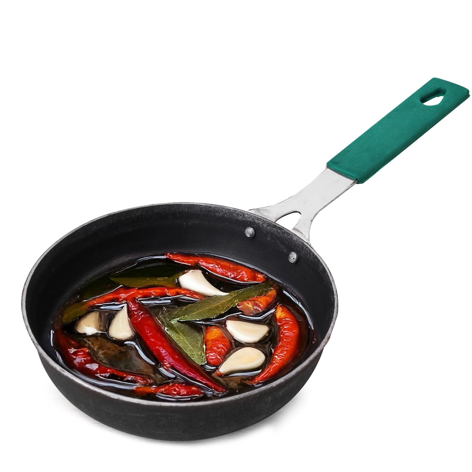 THE INDUS VALLEY IRON TADKA PAN SILICON HNDL (KC FE TP 005)