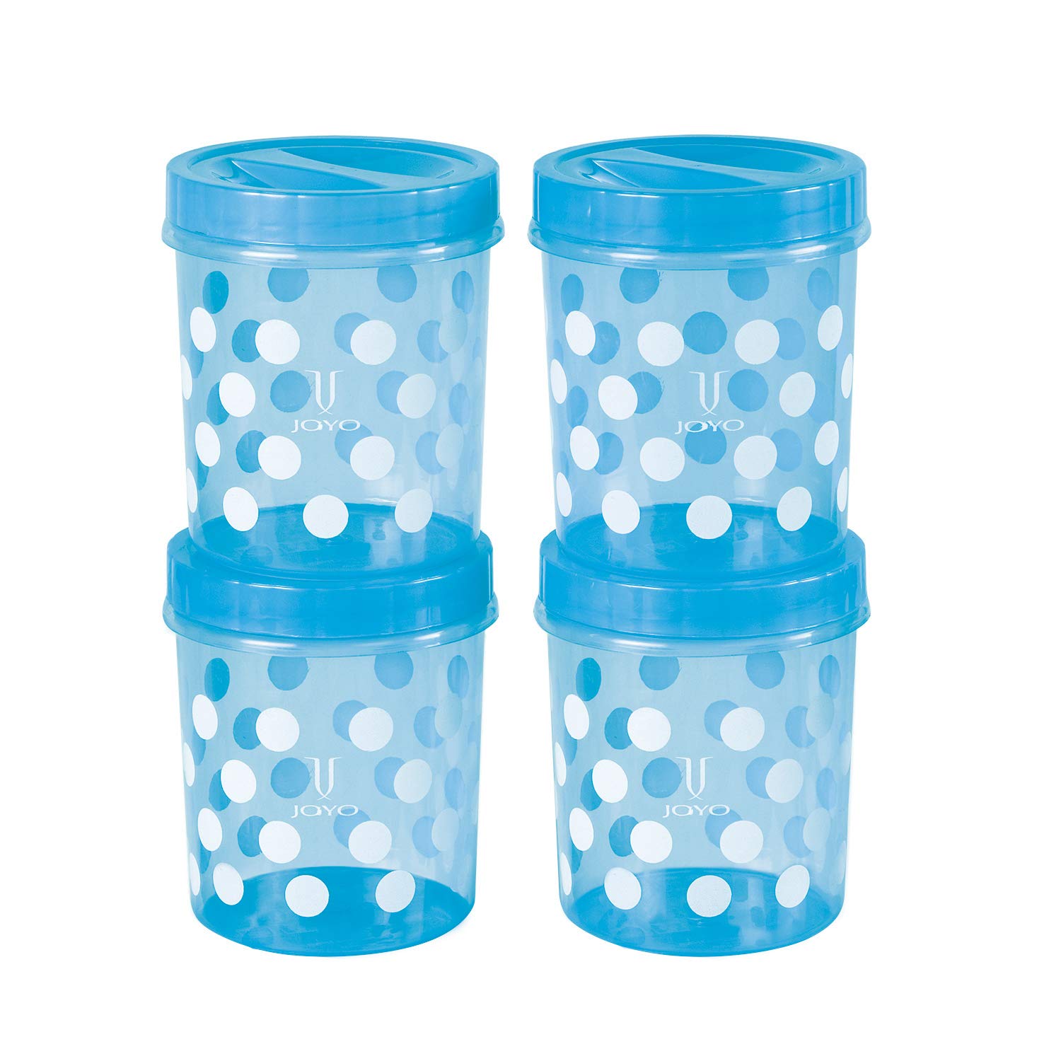 JOYO SPACIO CONT 1000ML 4PC SET POLKA PRT