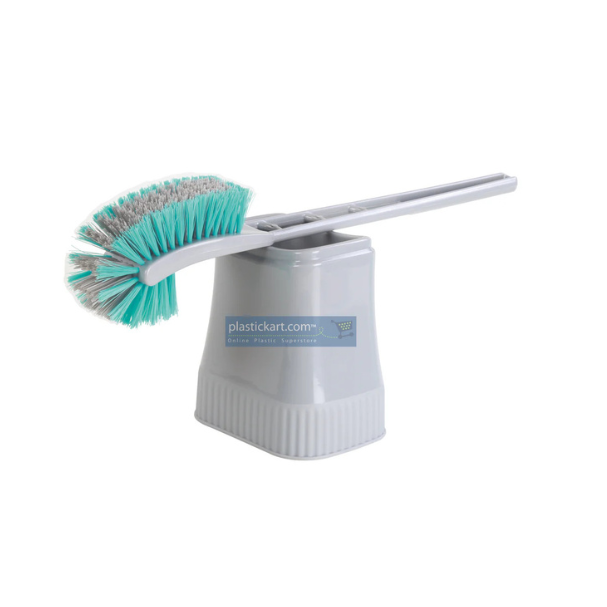 JOYO DUAL TOILET BRUSH WITH CONT