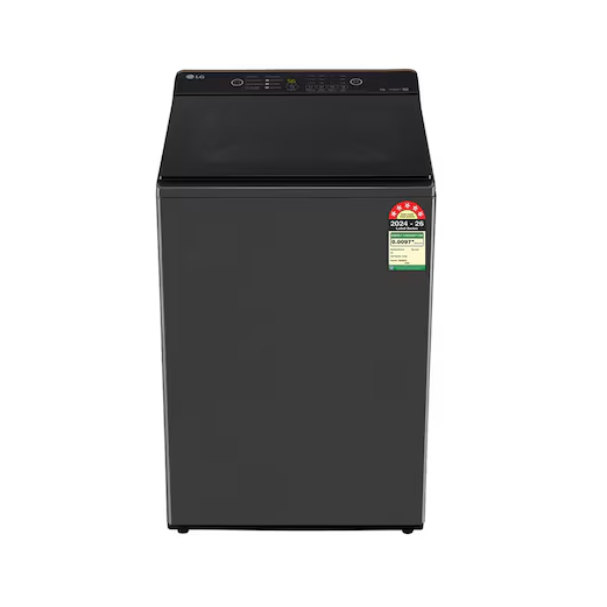 LG Washing Machine 9Kg 5star Turbo T90KMMB3Z Middle Black | NRE