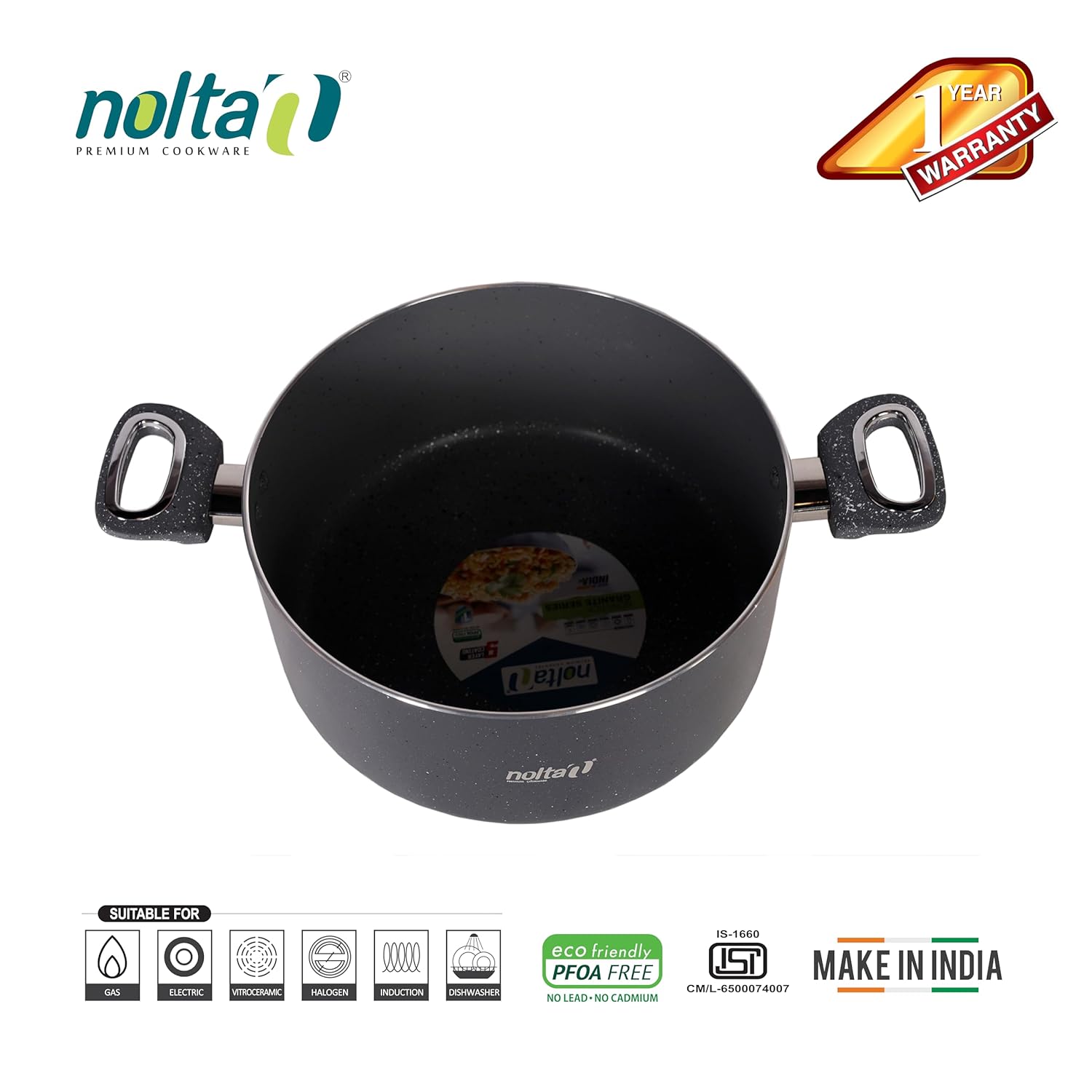 NOLTA N.AL.N/STK GRANITE BIR/POT -28CM (501824)